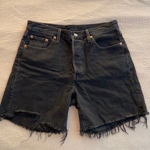 Levi’s 501 Mid Thigh Denim Shorts
